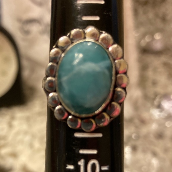 Larimar Fashion Ring - Size 8.5 - Picture 6 of 7